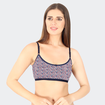 Beginners Plain Rainbow pink cotton colour round stitched bra at Rs  100/piece in Dhalavoipuram